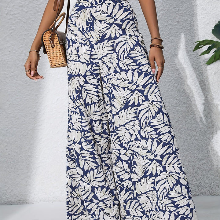 Ester™ - Chic Bohemian Bukser med Bred Ben