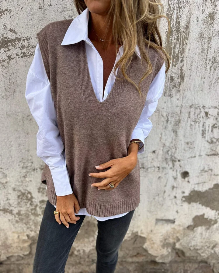 Natalie™ - Strikket vest