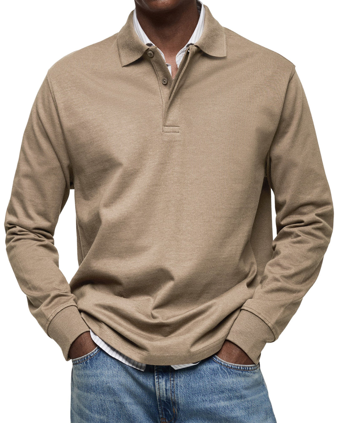 Torsten™ | Casual Poloshirt med Lange Ærmer