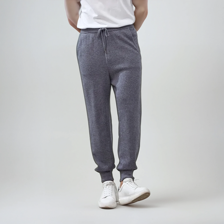 Forfinede Cashmere Bukser – Mørkegrå