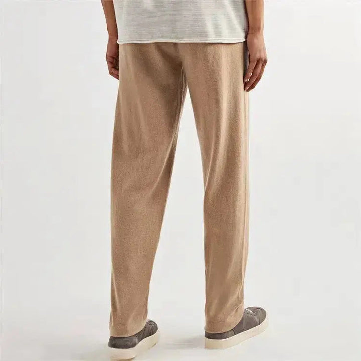 Håndlavede Cashmere Bukser – Sable Khaki