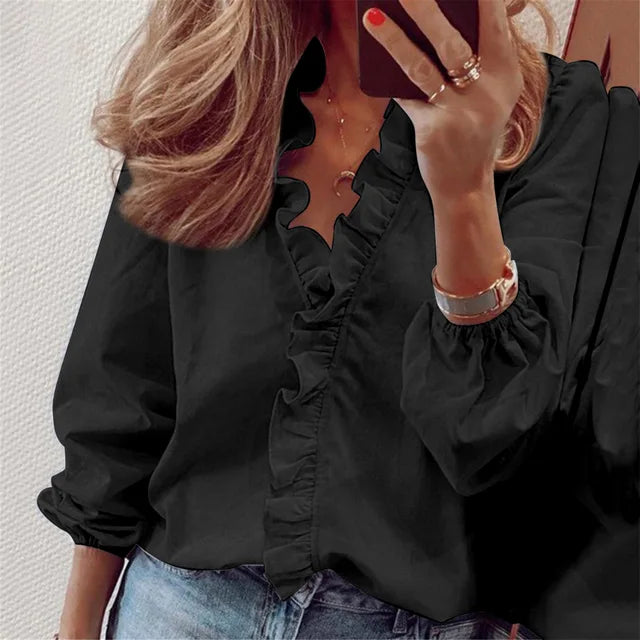 Jana | Sommerlig Rüschenshirt