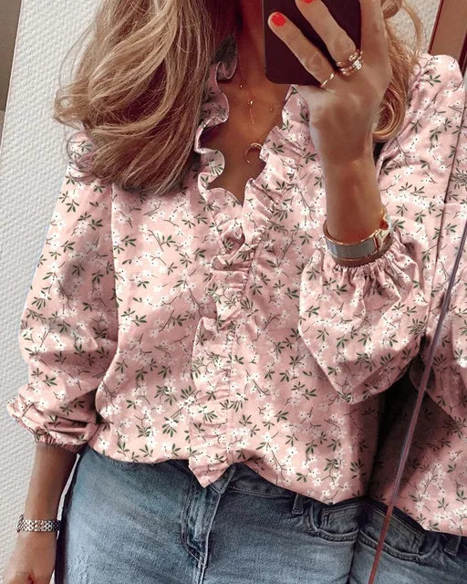 Jana | Sommerlig Rüschenshirt