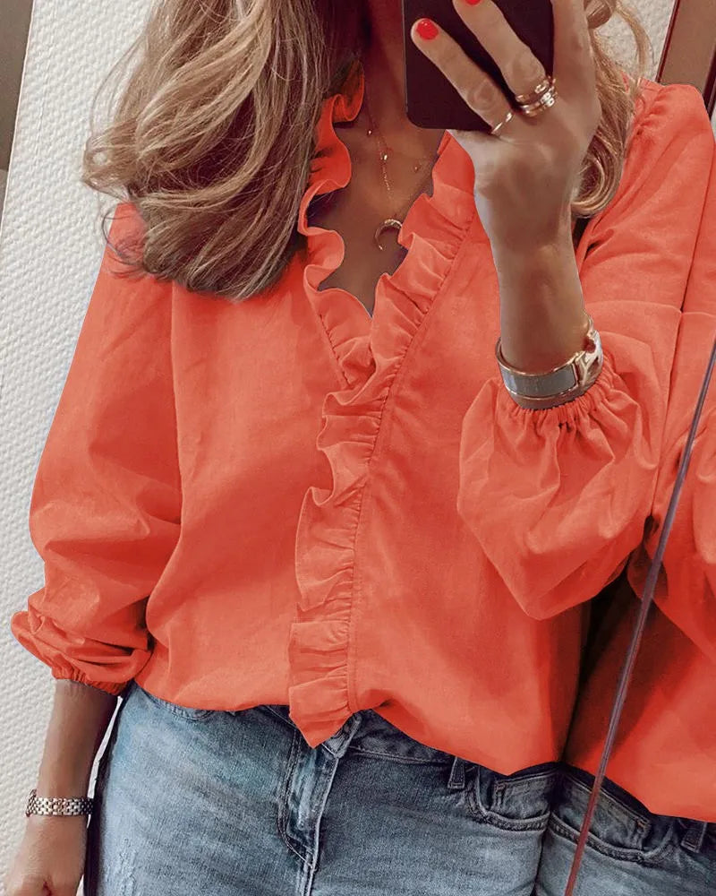 Jana | Sommerlig Rüschenshirt