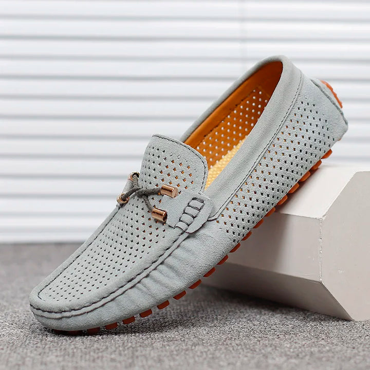 GIANNI PERFORERET LÆDER LOAFERS