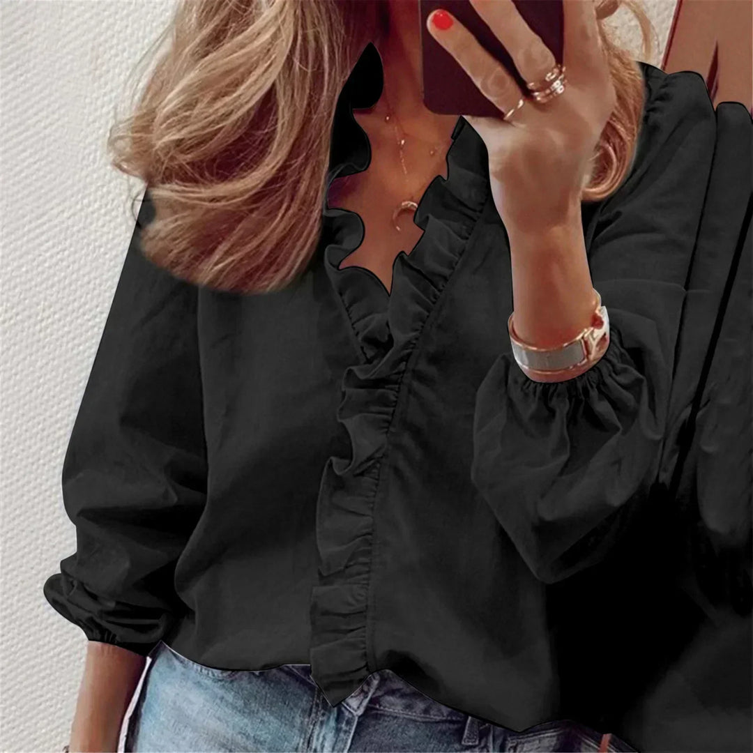 Donna | Bluse med lange ærmer