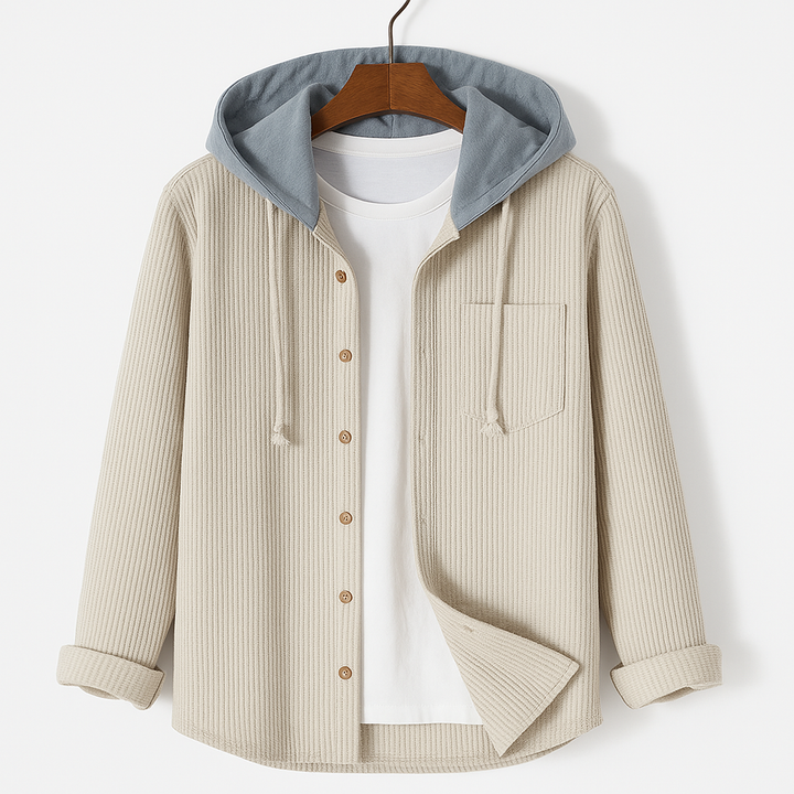 Asger™ | Klassisk corduroy-hoodie
