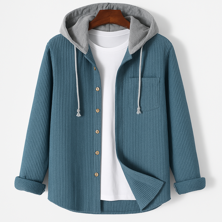 Asger™ | Klassisk corduroy-hoodie