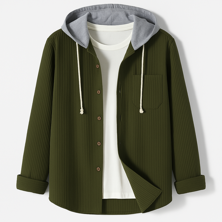 Asger™ | Klassisk corduroy-hoodie
